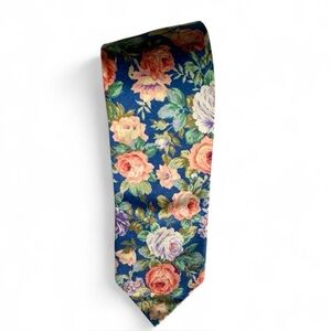 Huntington floral classic tie men colorful necktie men preppy wedding accessorie